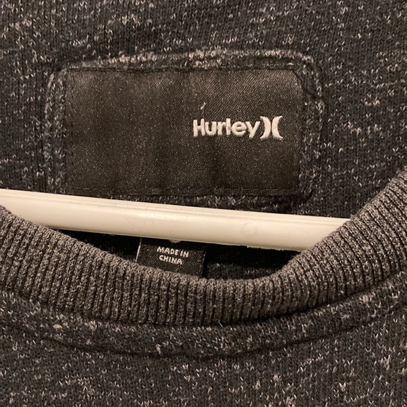 Hurley Dark Heather Sweatshirt Small - Picture 3 of 4